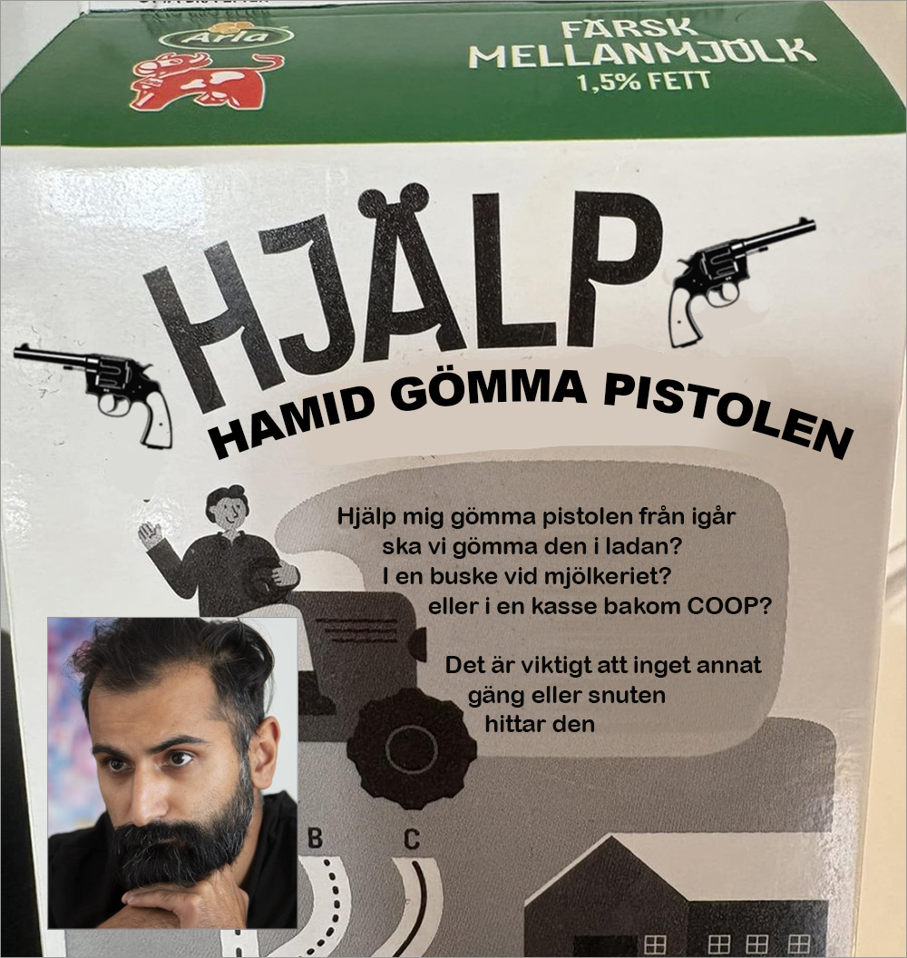 Hanf Balis förslag till lämpligt mjölkpaket